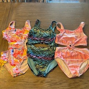 Size 10-12 girls swim suits